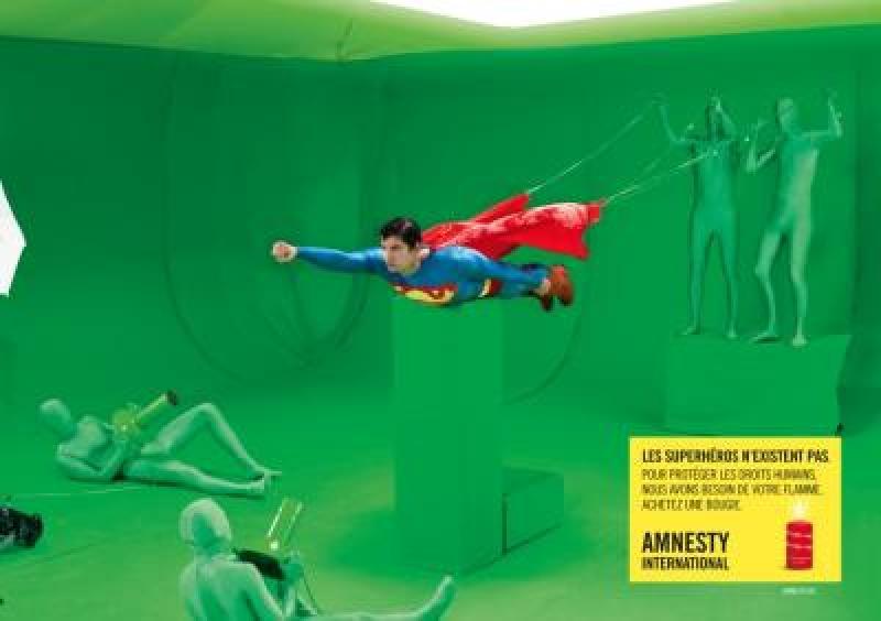 Air superrealistisch voor Amnesty