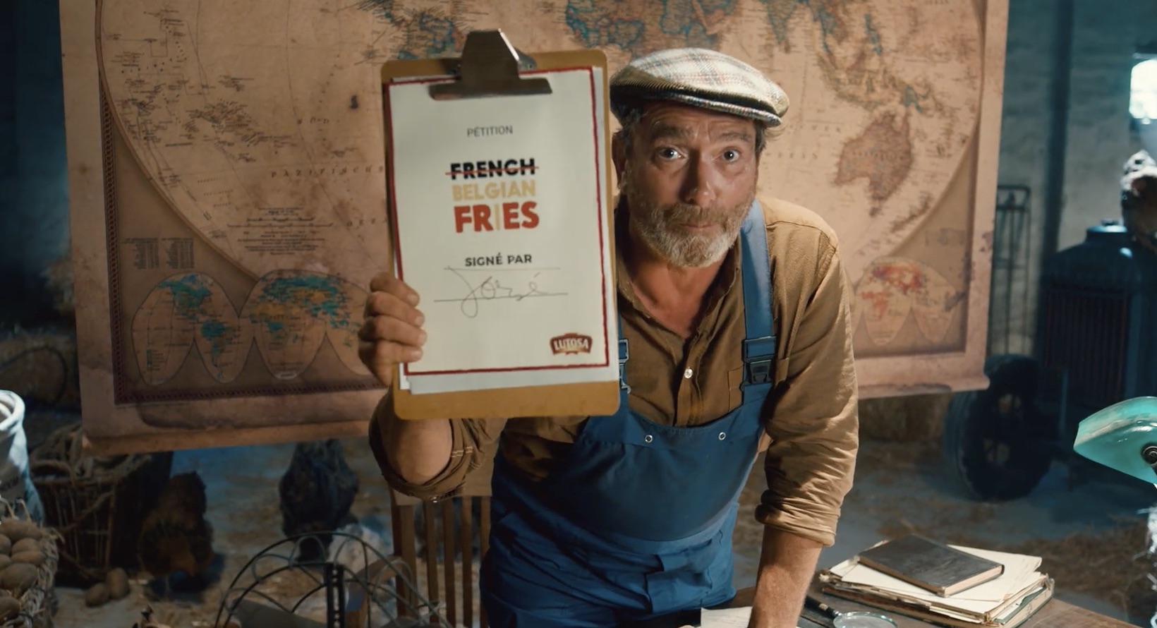 FamousGrey verbelgist French fries voor Lutosa