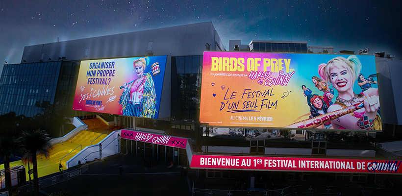 Biborg neemt het Palais des Festivals in Cannes in voor Warner Bros