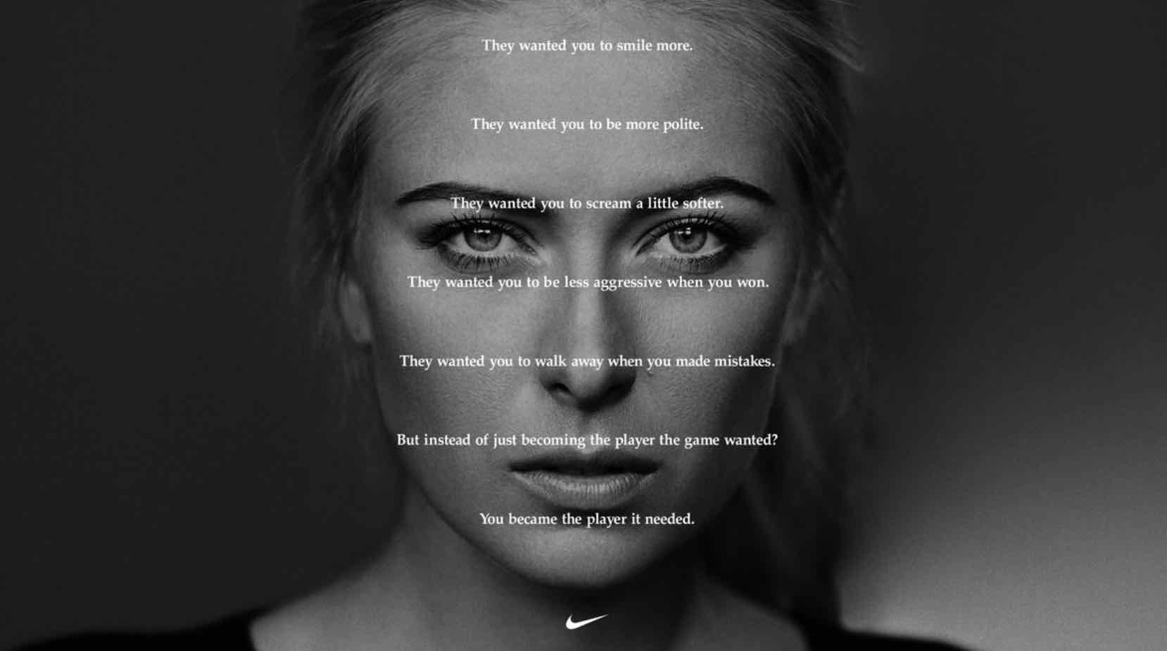 Nike brengt krachtige hulde aan Sharapova