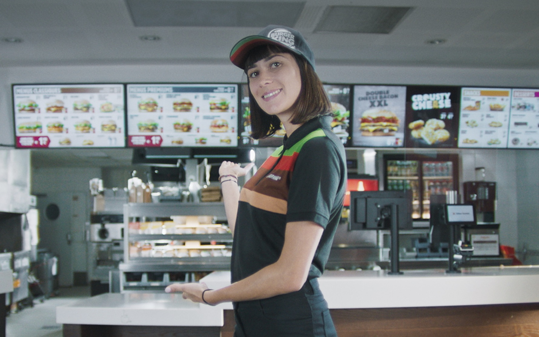 Buzzman vertrekkensklaar voor Burger King