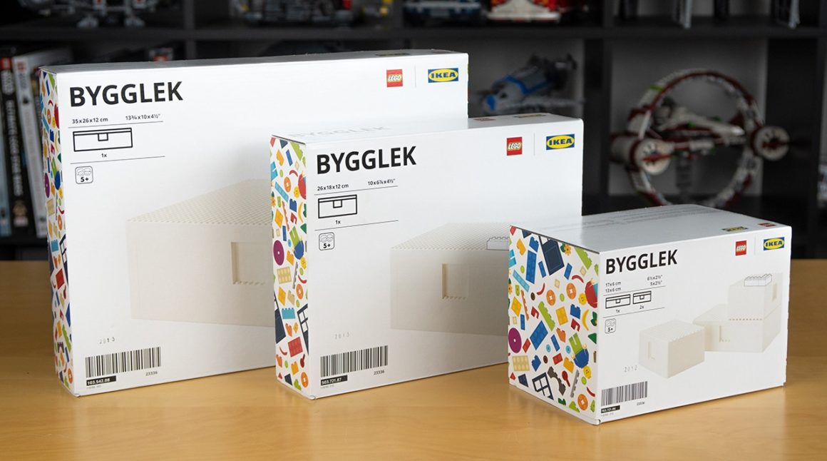 Lego en Ikea bedenken personaliseerbare opbergdozen