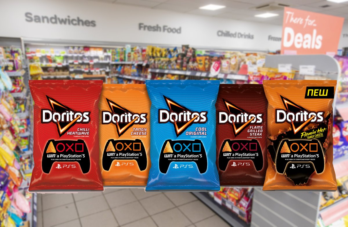 Doritos en PlayStation gaan voor een gezamenlijke promotie 
