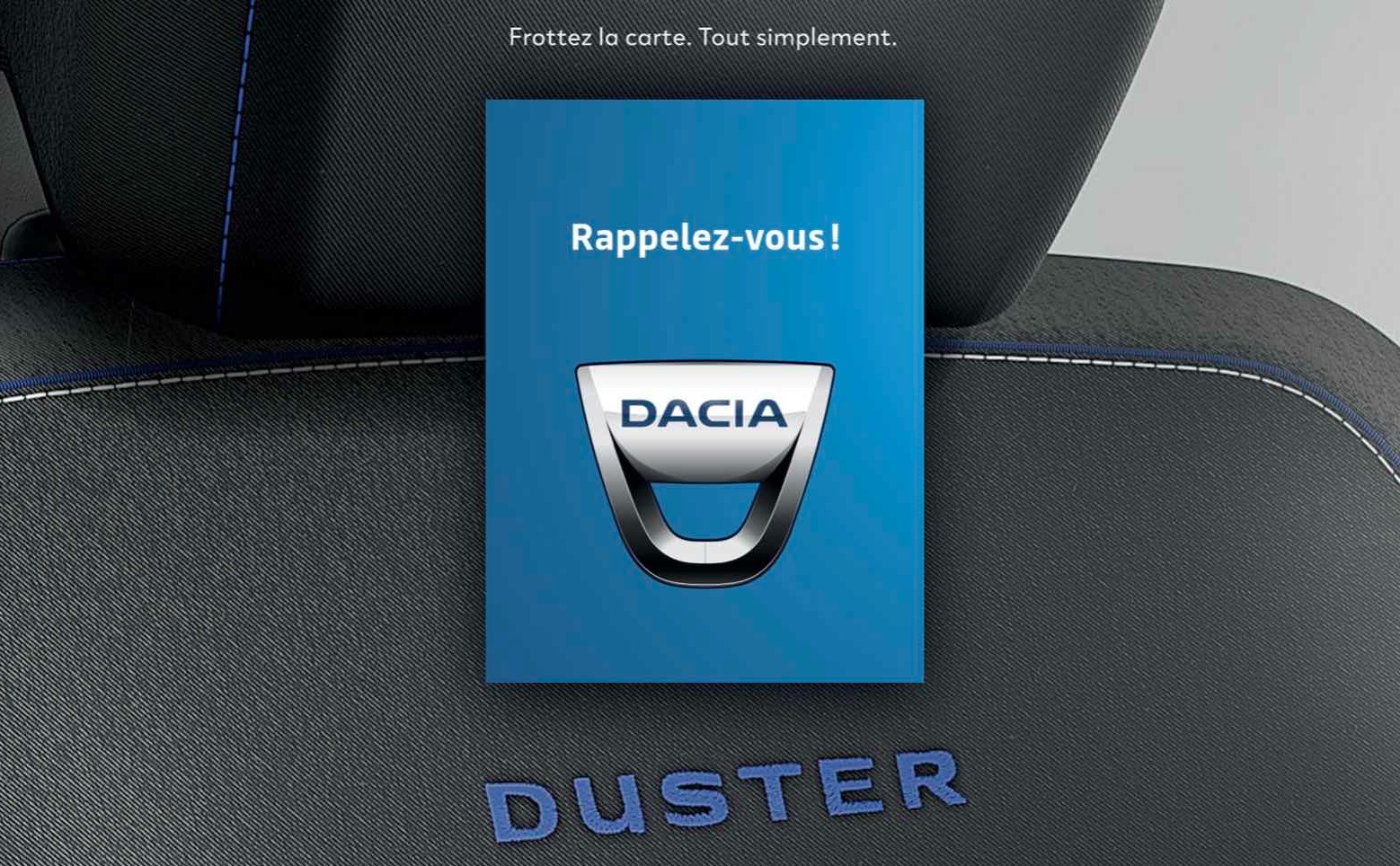 Publicis herinnert aan de geur van nieuw voor Dacia