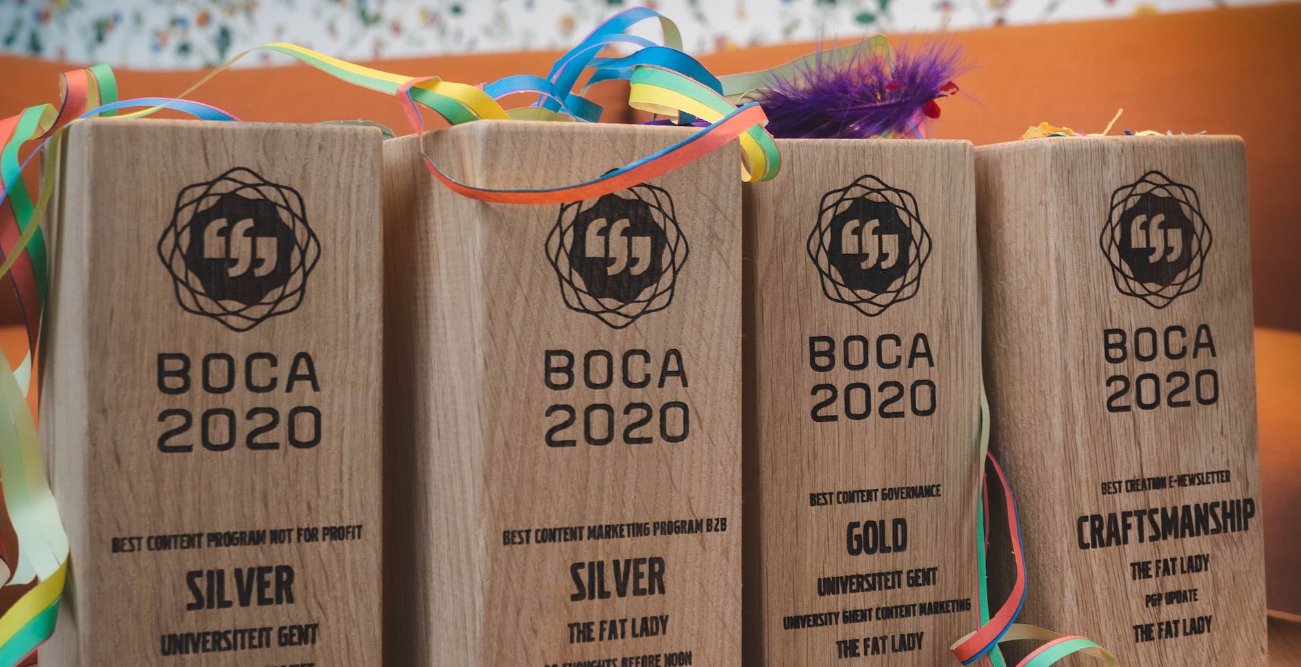 BOCA 2020: Gold voor The Fat Lady/UGent en D-artagnan/Alpro 
