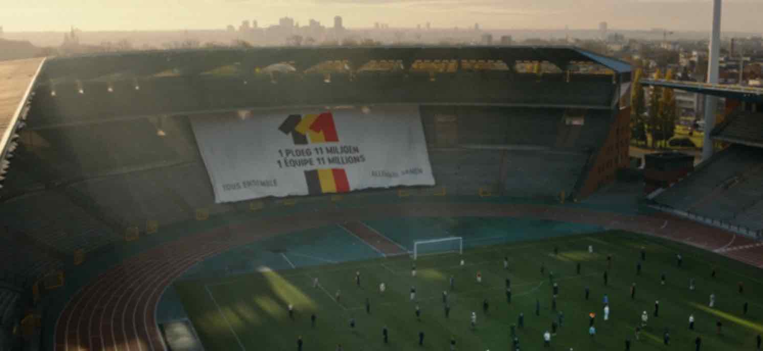 Happiness constitue 1 équipe de 11 millions de Belges 