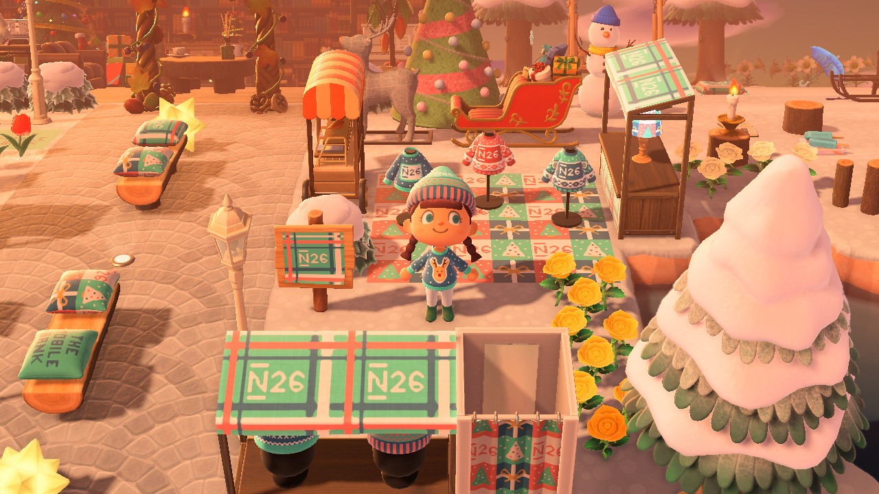 N26 redt Kerstmis op Animal Crossing