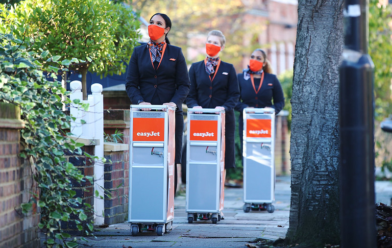 Easyjet doet catering aan huis (Focalys)