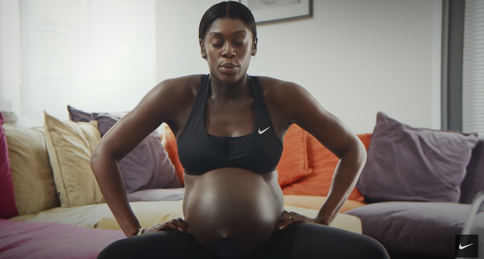 Nike (M) sublimeert de kracht van zwangere atletes