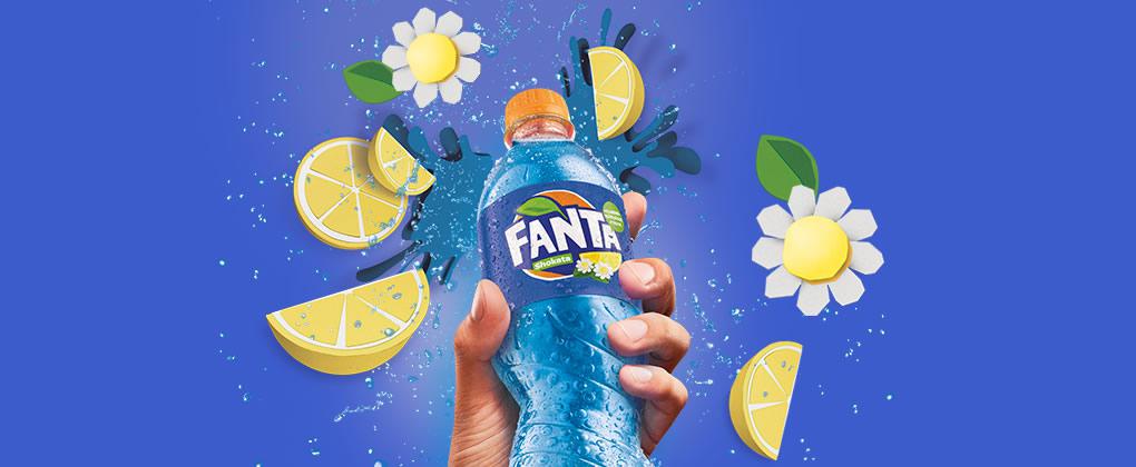 Fanta ziet het leven door een blauwe bril