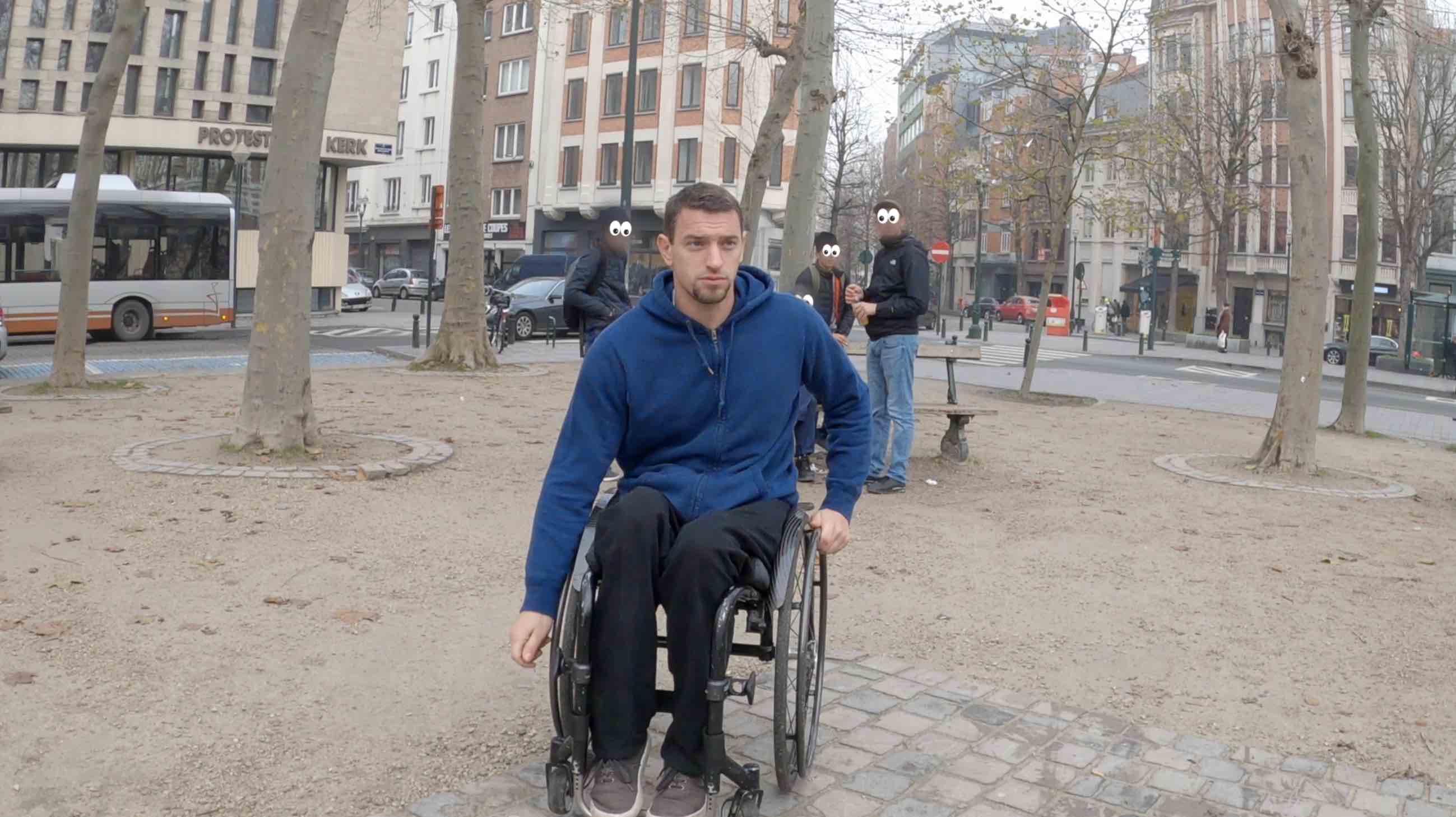 Mutant a l'oeil pour Paralympic Team Belgium