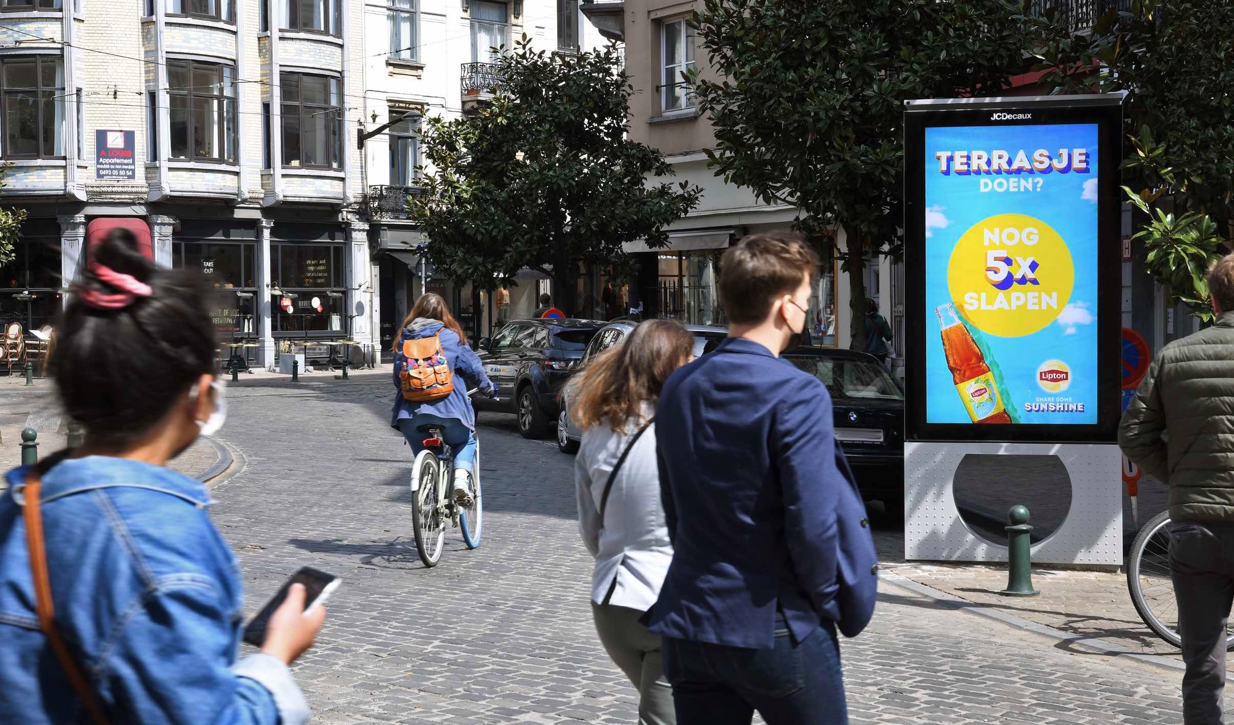 Lipton telt af naar de opening van de terrassen