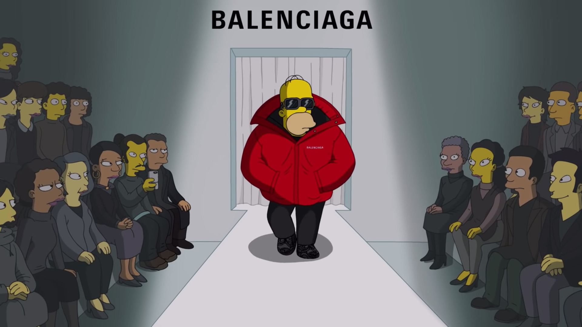 Balenciaga s'invite chez les Simpsons