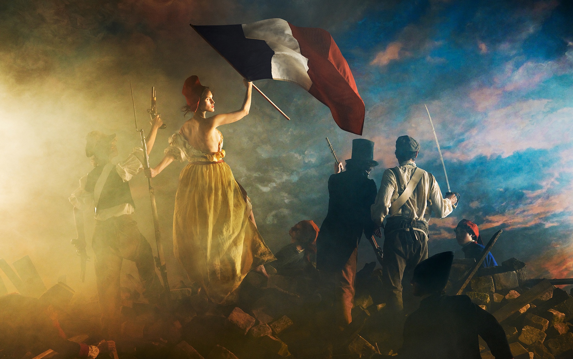 Air revisite Delacroix au Louvre pour Qualcomm