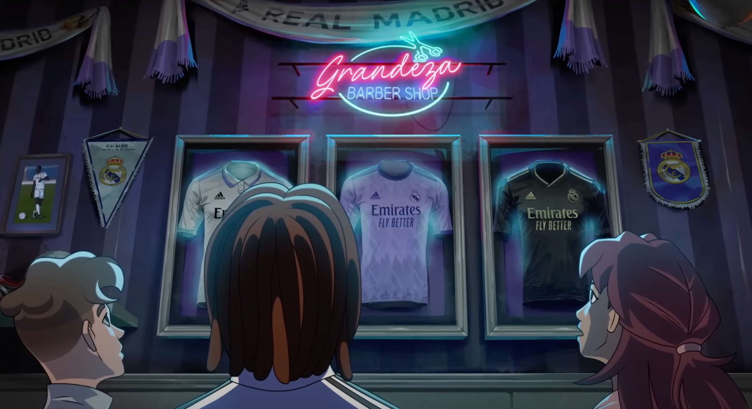 Le manga d'Adidas Paris en hommage au Real Madrid