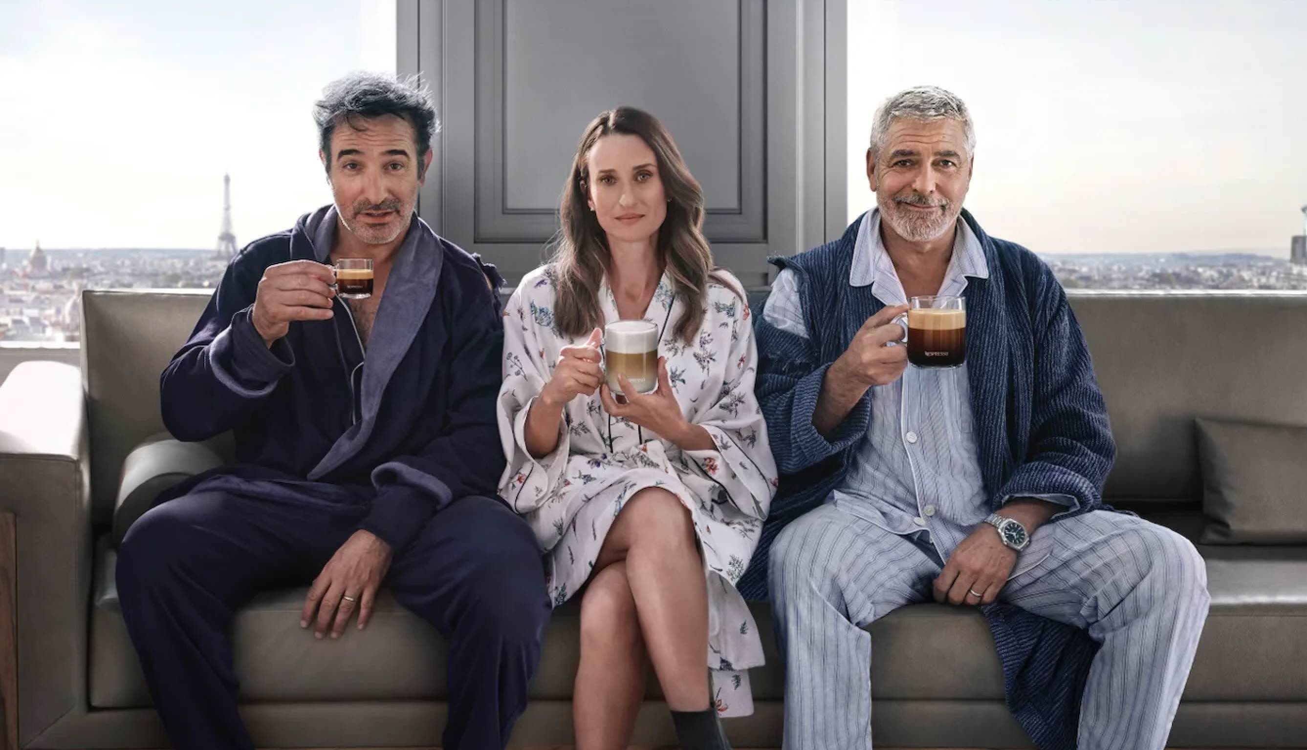 Nespresso revient avec Clooney et ses amis français