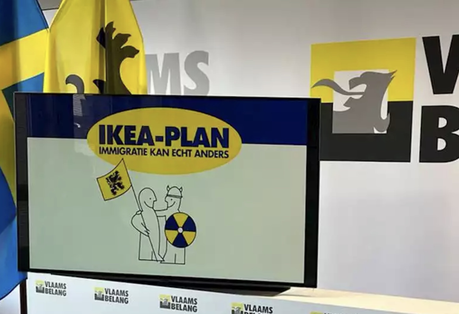IKEA reageert verbolgen op campagne van Vlaams Belang