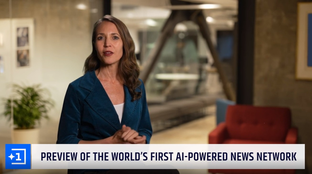 Channel 1, eerste AI-driven nieuwszender