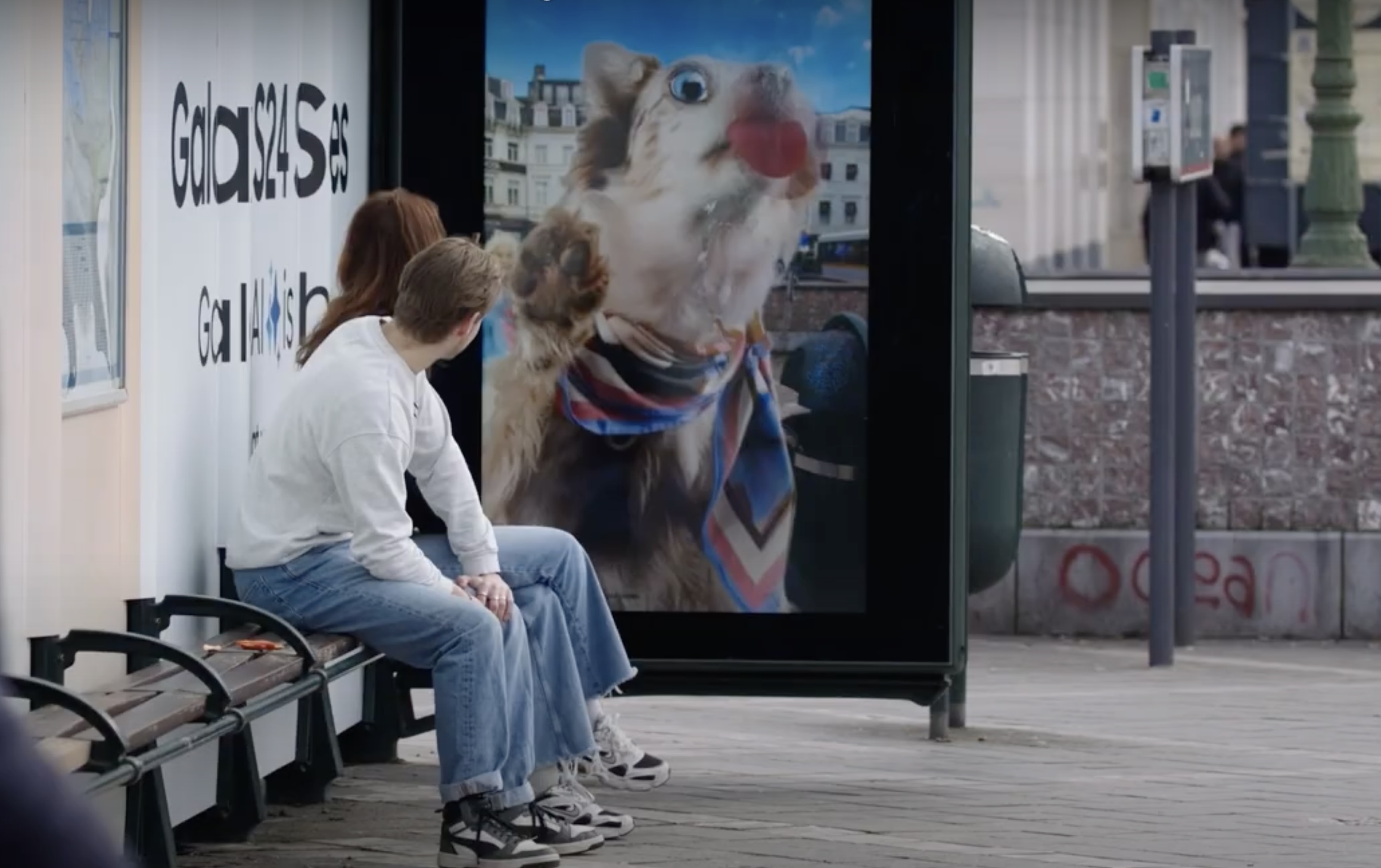 Samsung in augmented reality met Cheil en JCDecaux