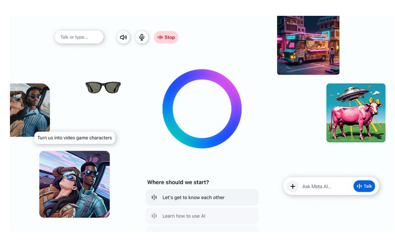 MetaAI: AI goes social
