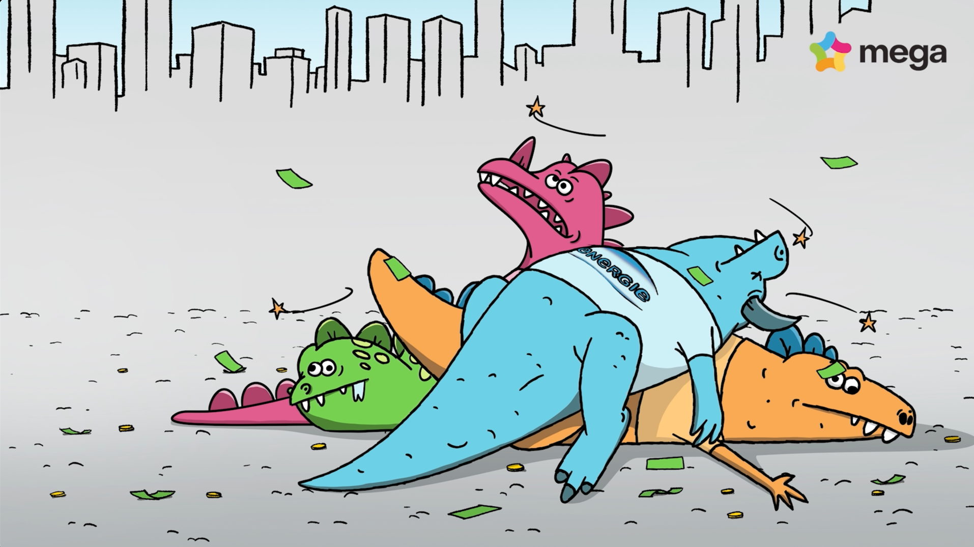 Lucy super voor Mega