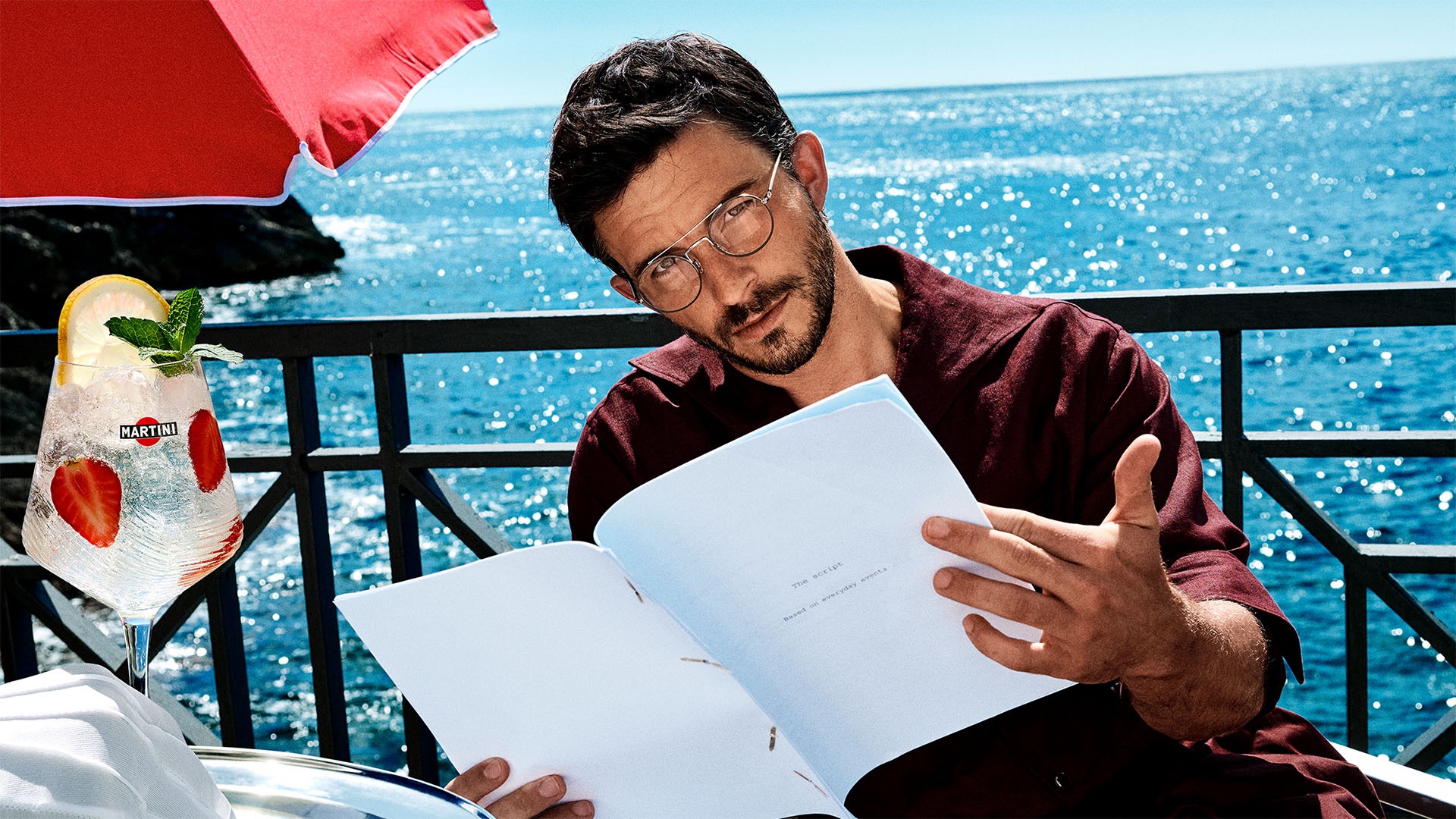 Jonathan Bailey is 'Martini Man' 2025