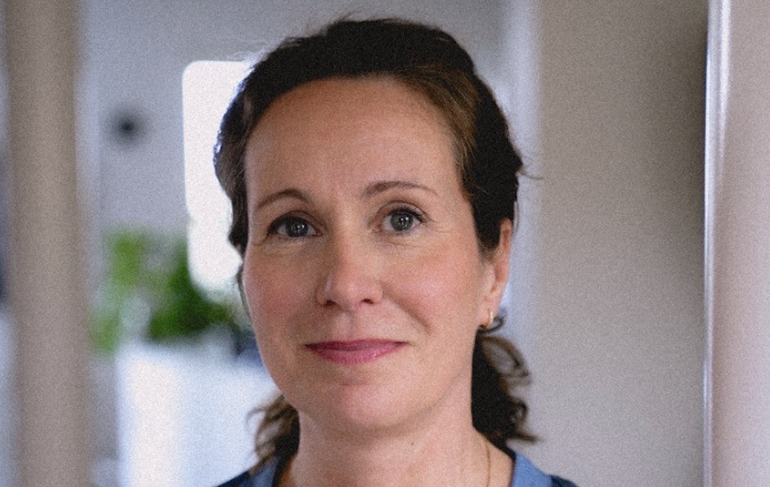 Sandrine Swolfs landt bij Brussels Airport