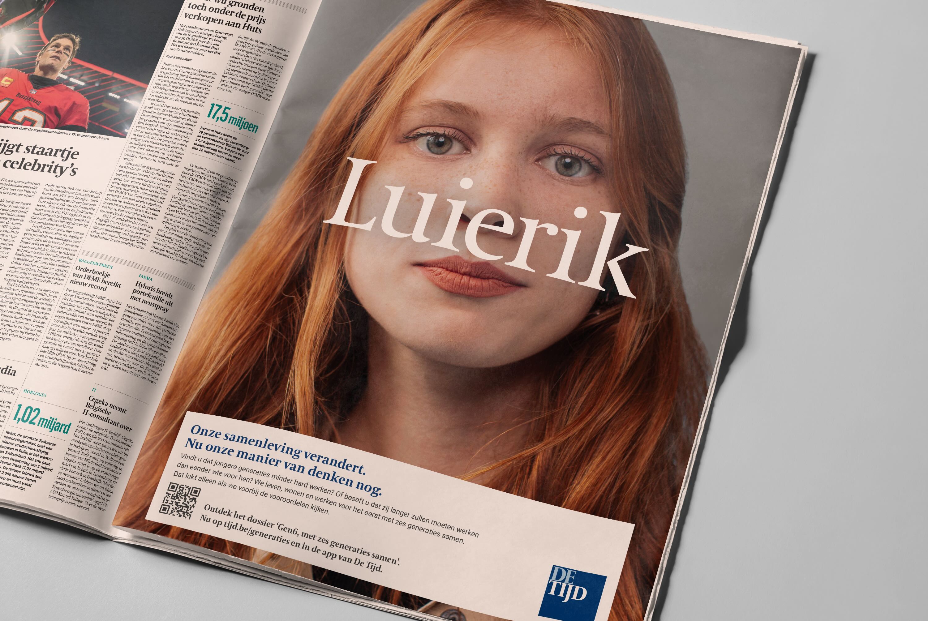 De Tijd analyseert hoe zes generaties samenleven