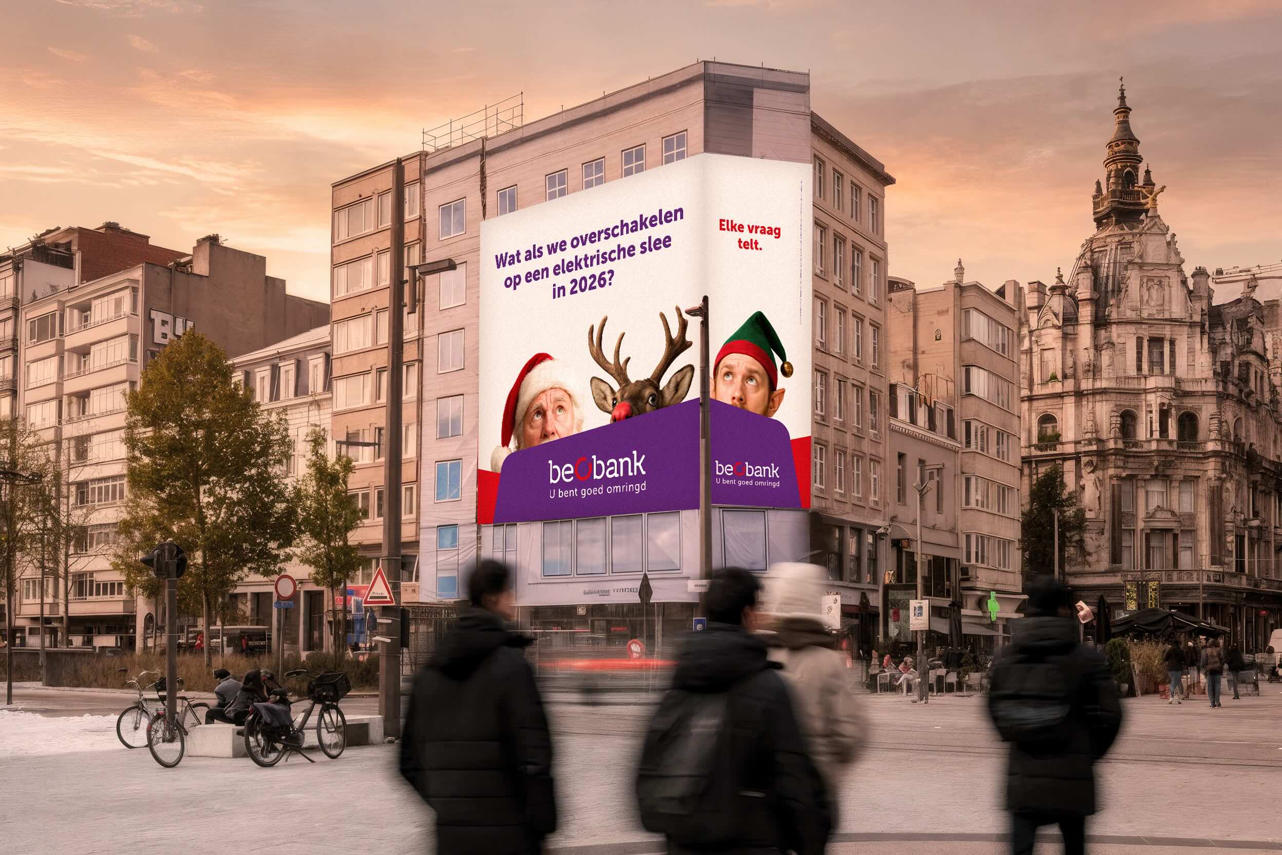 Beobank stuurt nieuwjaarswensen met Boondoggle Havas