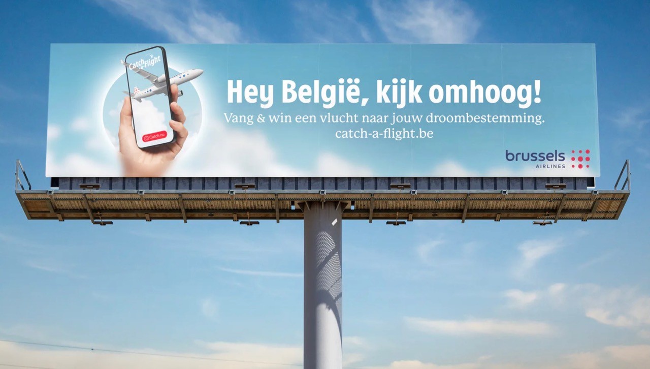 Brussels Airlines kijkt omhoog met TBWA