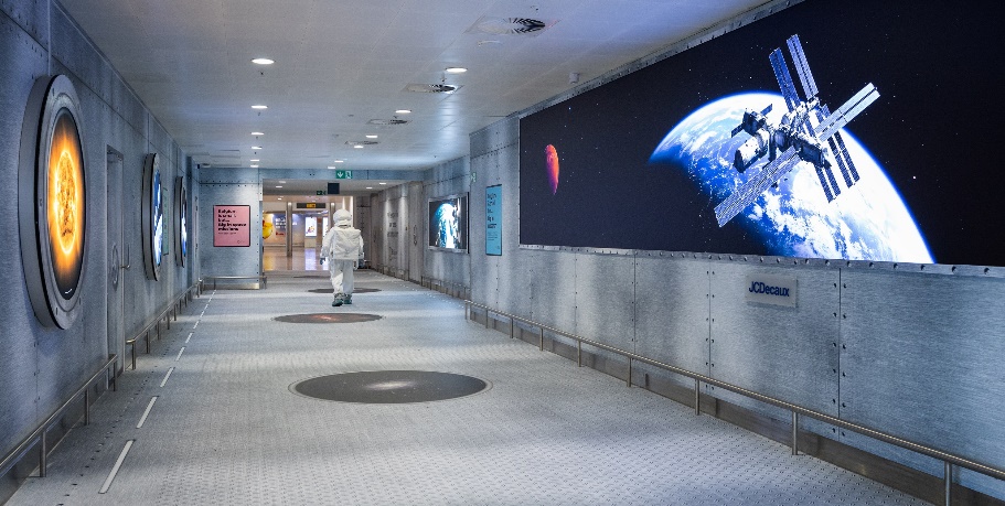 L'expertise spatiale belge s'invite &agrave; Brussels Airport avec JCDecaux