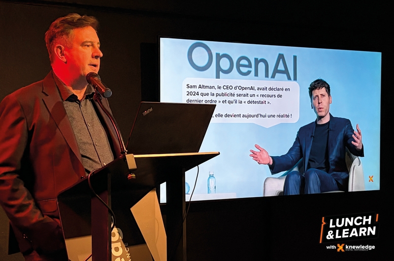 Publicité dans ChatGPT : ce que les marques n'ont pas encore compris, par Gérald Claessens (Knewledge)