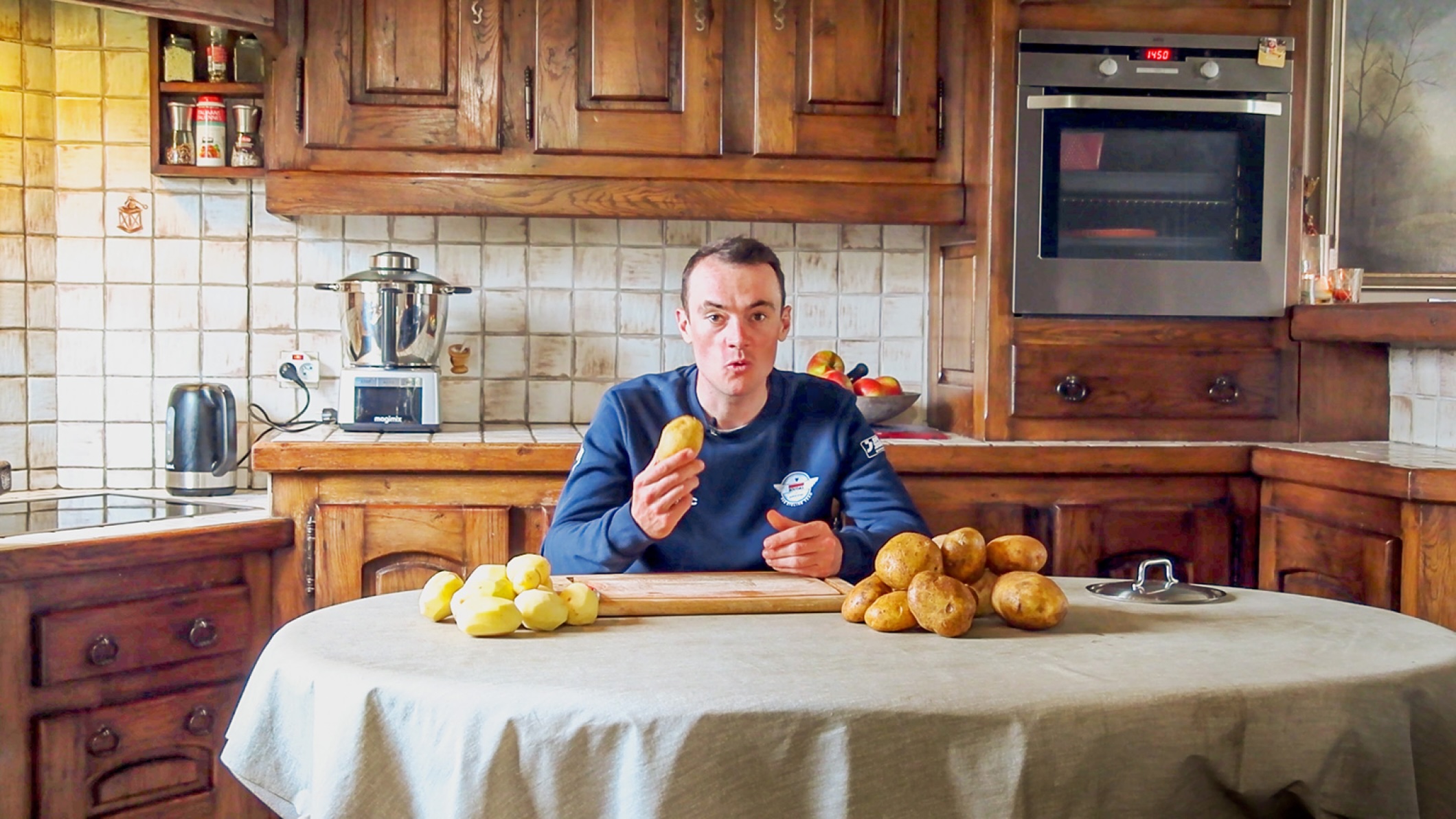 Le Boerenbond rend hommage &agrave; la patate avec Yves Lampaert
