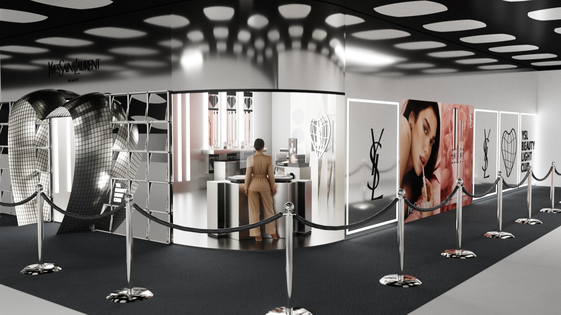 Comment Serviceplan Make donne vie au YSL Beauty Light Club 