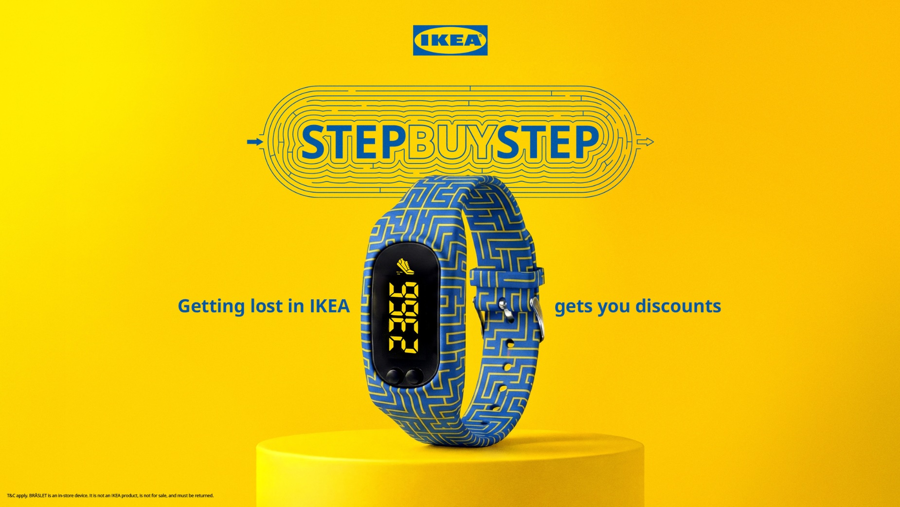 Ikea beloont klanten die stappen (by Focalys)