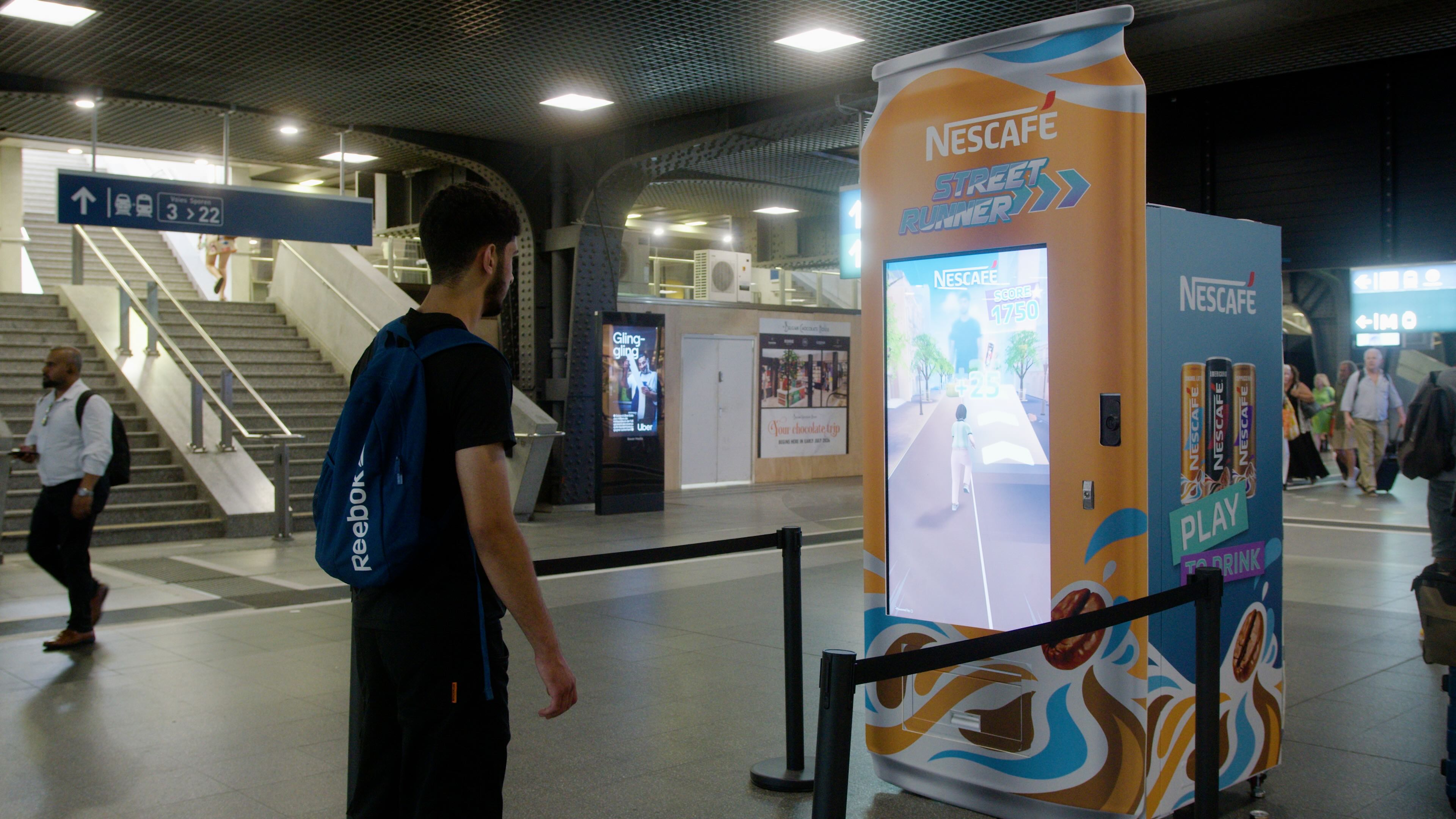 Nescafé offre un café glacé en réalité augmentée