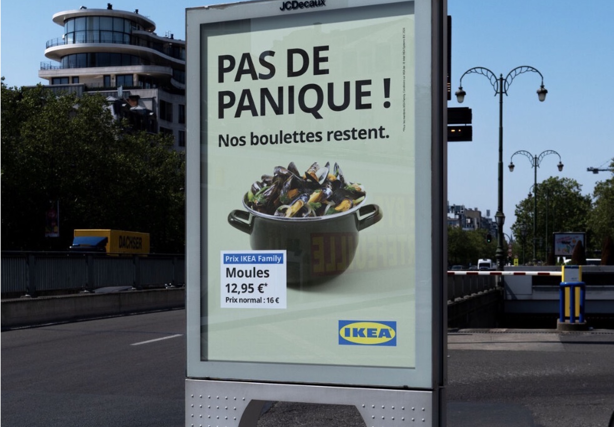 Ikea ne fait pas de boulette pendant la saison des moules