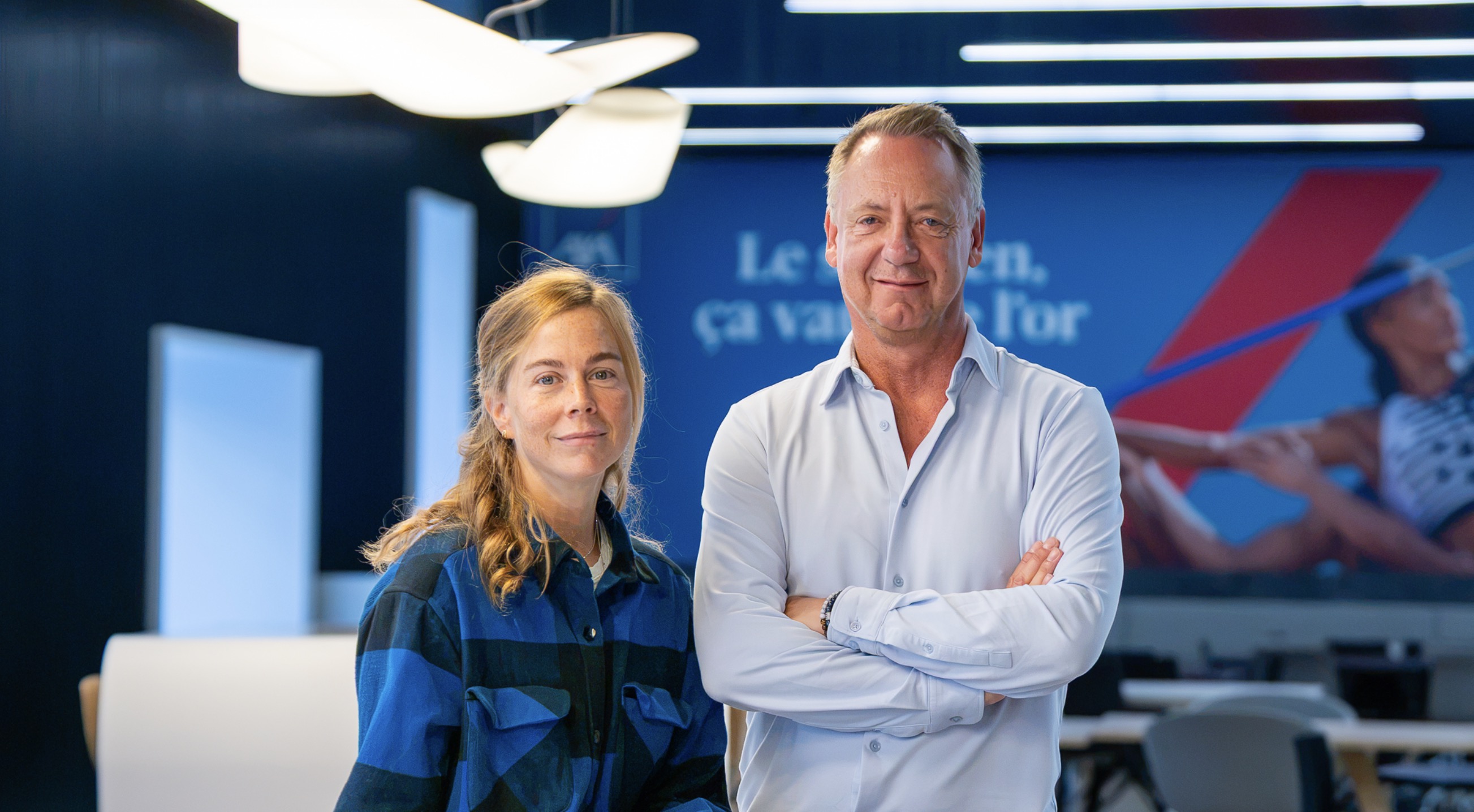 Pauline Kinet en Luc Latour (AXA): 