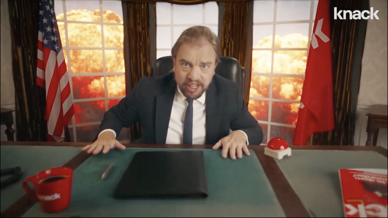 Knack neemt plaats in Oval Office