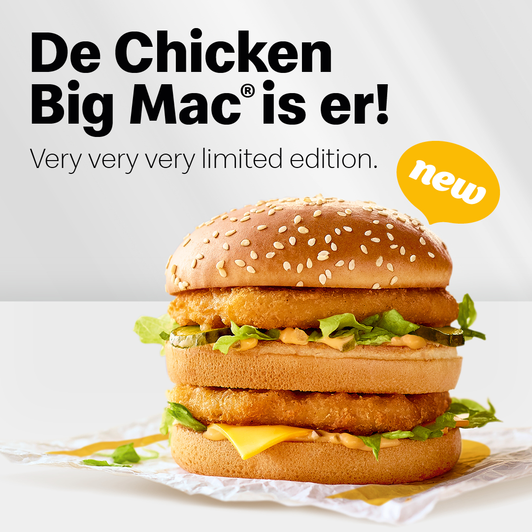 McDo lanceert zijn Chicken Big Mac in limited edition