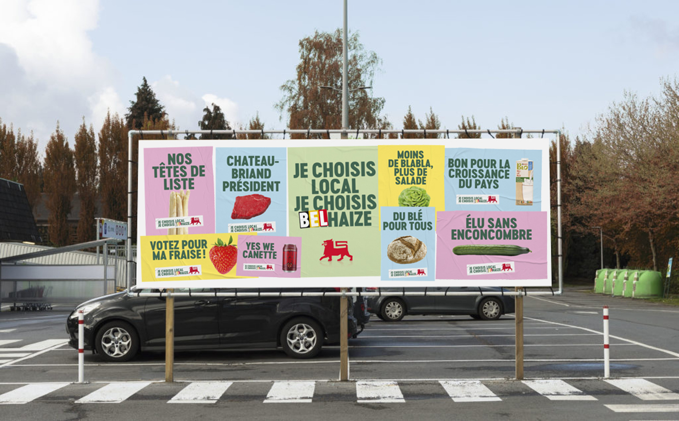Delhaize vote local avec TBWA