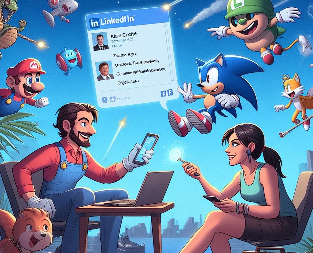 Bientôt du gaming sur LinkedIn ? 