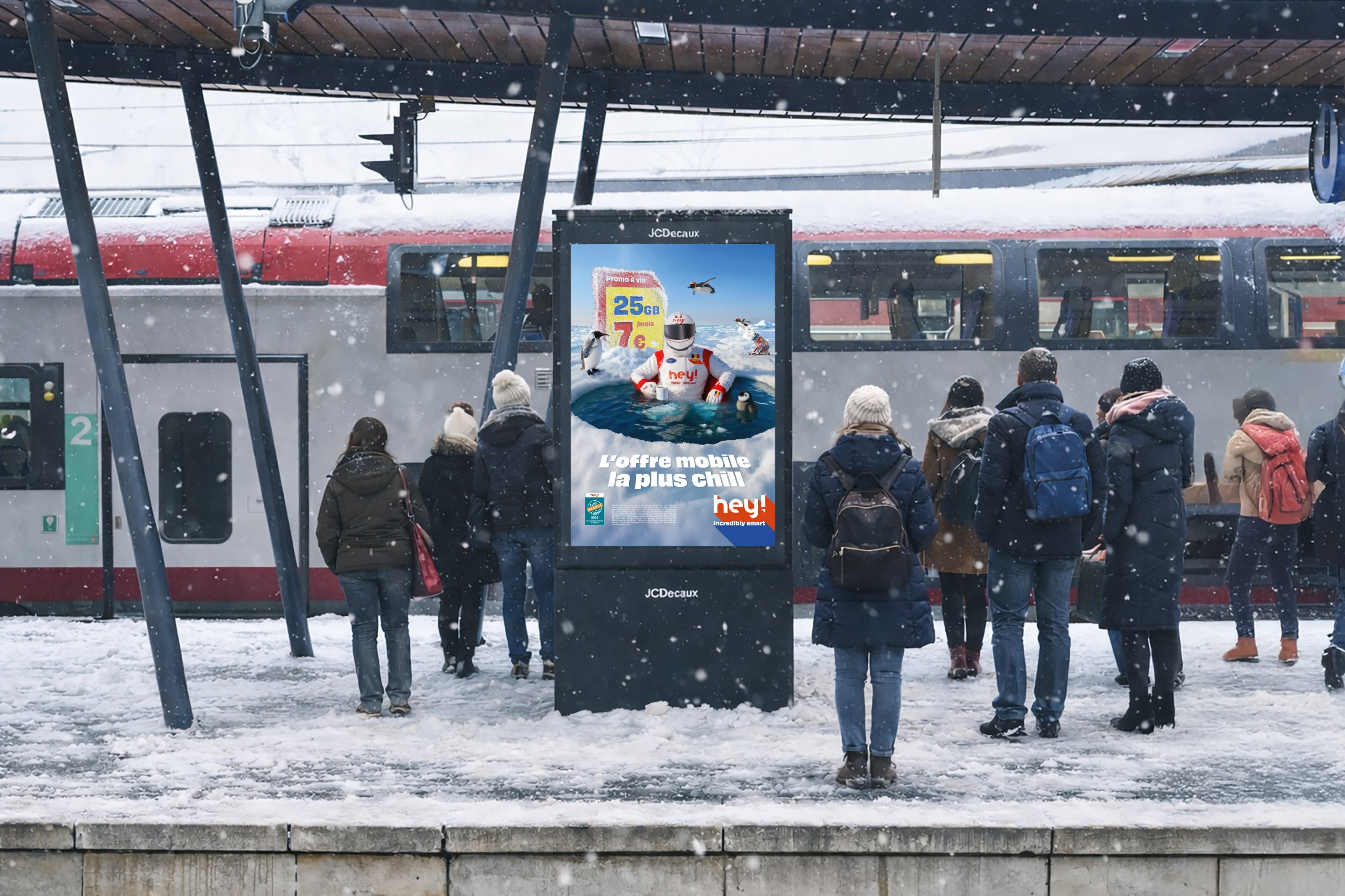 hey! chille avec les pingouins