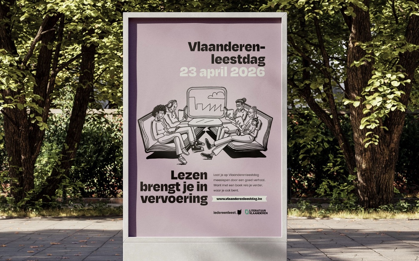 Iedereen Leest en déplacement