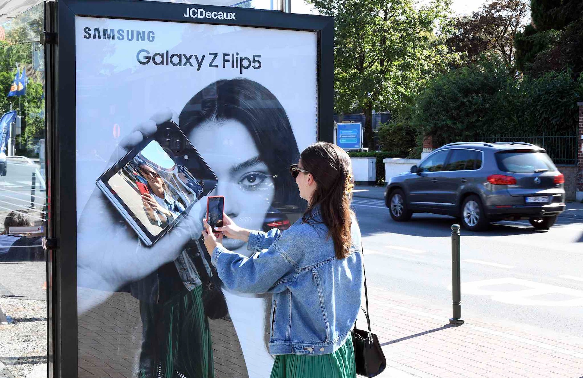 JCDecaux Innovate fait miroiter Samsung